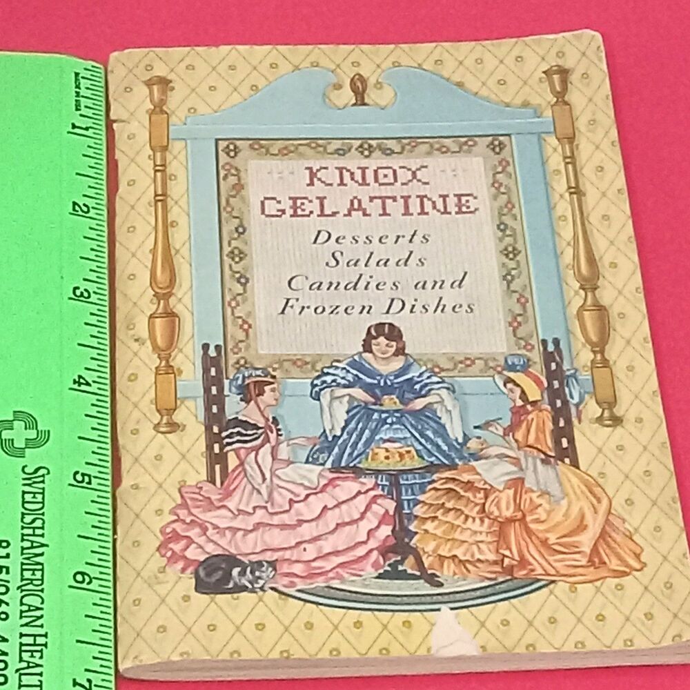 KNOX Sparkling Gelatine Recipe Booklet 1933 7x4.5" Desserts Salads Frozen Dishes